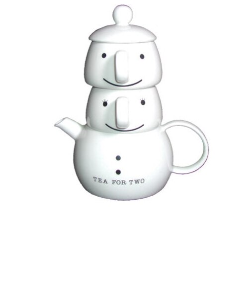 ティーフォーツー ユキダルマ ティーポット&ティーカップセット