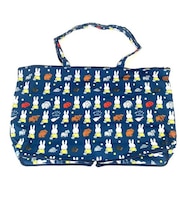ミッフィー miffy 折りたたみトートミッフィー＆アニマル トートバッグ ネイビー