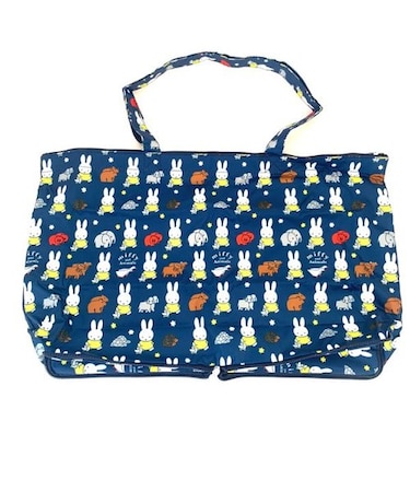 ミッフィー miffy 折りたたみトートミッフィー＆アニマル トートバッグ ネイビー