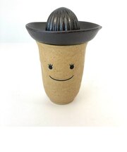 焼酎カップレモン (焼酎コップ) ブラウン いらぼガール (伊羅保釉)