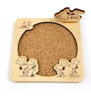 スヌーピー オーナメント付 コースター オラフ キッチン インテリア 日本製