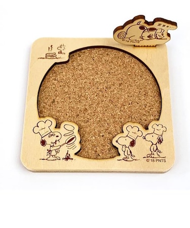 スヌーピー オーナメント付 コースター オラフ キッチン インテリア 日本製