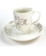 ミッフィー miffy Dick Bruna 鳥獣戯画 カップ＆ソーサーセット BR コーヒータイム ティータイム 食器