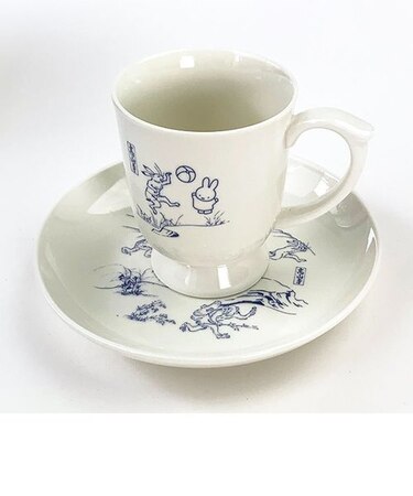 ミッフィー miffy Dick Bruna 鳥獣戯画 カップ＆ソーサーセット NV コーヒータイム ティータイム 食器