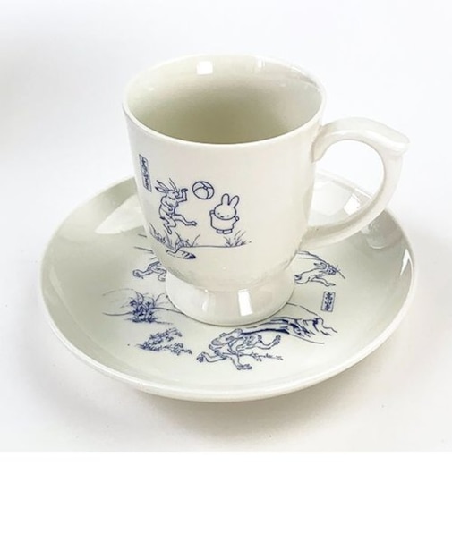 ミッフィー miffy Dick Bruna 鳥獣戯画 カップ＆ソーサーセット NV コーヒータイム ティータイム 食器