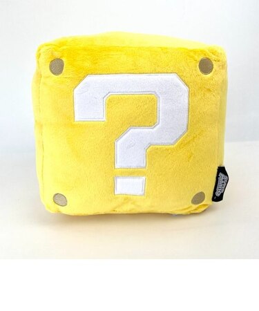 スーパーマリオ ハテナブロック アイテムクッション インテリア イエロー マリオ