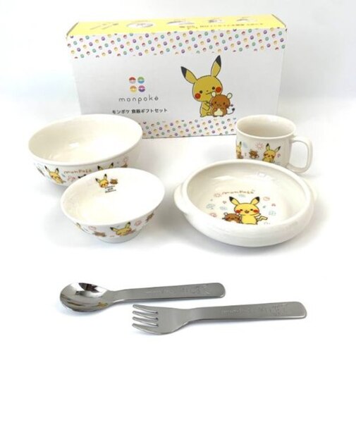 ポケットモンスター モンポケ 食器ギフトセット ベビー用品 茶碗 マグ ボウル スプーン フォーク プレゼント   日本製