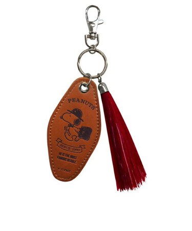 スヌーピー PEANUTS 静電気防止キーホルダー  日用品