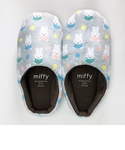 ミッフィー miffy スリッパ オータムカラー GY グレイ レディースフリー