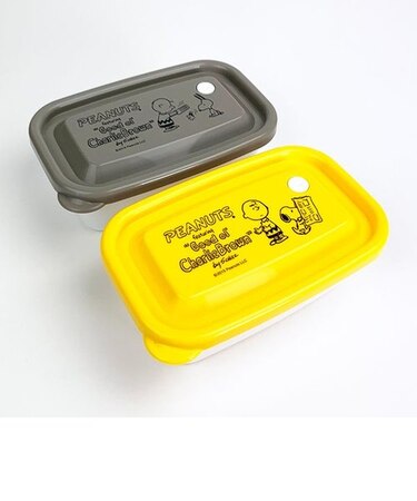 スヌーピー レンジパック 角型 S 450ml 保存容器 タッパー ランチ キッチン 日本製