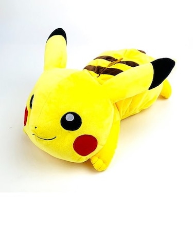 ポケットモンスター ポケモン ぬいぐるみティッシュカバー（寝そべり） ティッシュケース インテリア イエロー