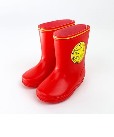 おさるのジョージ レインブーツ RD 13cm 長靴 雨 おでかけ こども 幼児 幼稚園 保育園