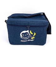 おさるのジョージ ファミリーランチバッグ 保冷バッグ かばん お弁当 ピクニック おでかけ ブルー