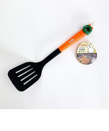 ミッフィー 穴あきターナー カトラリー 調理器具 キッチン用品 オレンジ