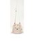 ミッフィー miffy 巾着ショルダーバッグ　フェイスナチュラル バッグ ナチュラル