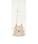 ミッフィー miffy 巾着ショルダーバッグ　フェイスナチュラル バッグ ナチュラル