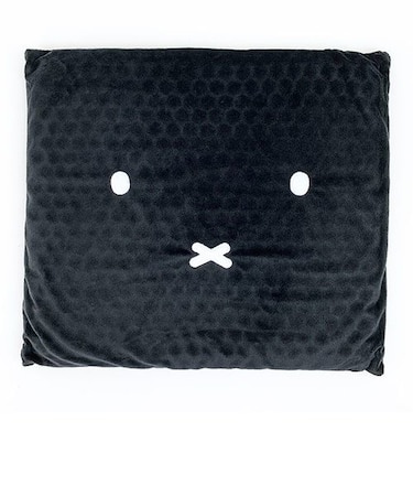 ミッフィー フェイスシートミッフィー（BK）シートクッション ゲルクッション ハニカム構造 テレワーク ブラック