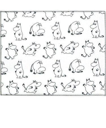 ムーミン MOOMIN 吸水水切りマット キッチン ホワイト