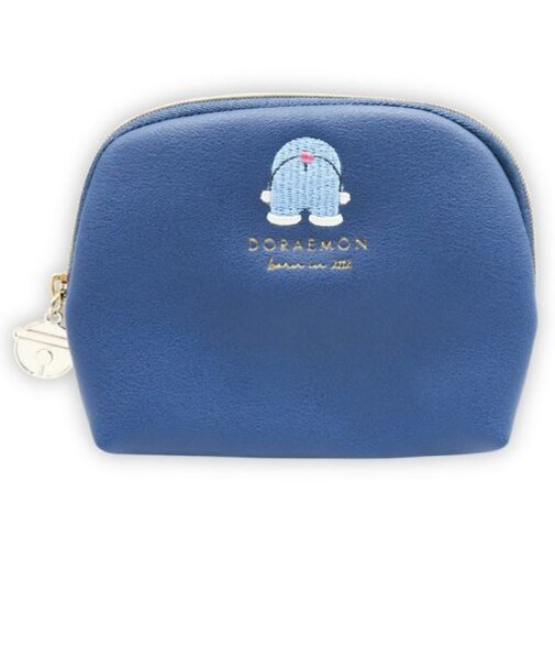 ドラえもん おしり ティッシュ ポーチ ネイビー 化粧ポーチ