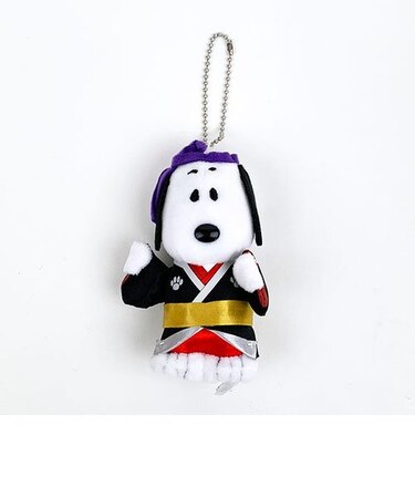 スヌーピー PEANUTS スヌーピー 歌舞伎 助六 マスコット ぬいぐるみ ジャパン