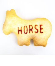 たべっ子どうぶつクッション うま クッキー型 お菓子 インテリア