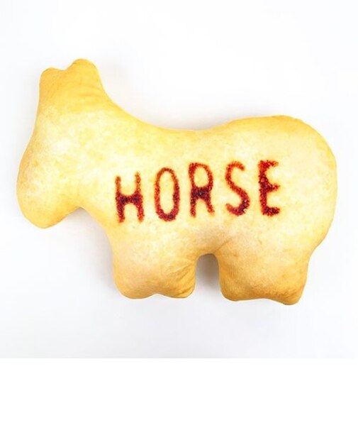 たべっ子どうぶつクッション うま クッキー型 お菓子 インテリア