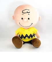 スヌーピー ソフト ぬいぐるみ 2L チャーリー・ブラウン インテリア ビッグサイズ 大きなぬいぐるみ