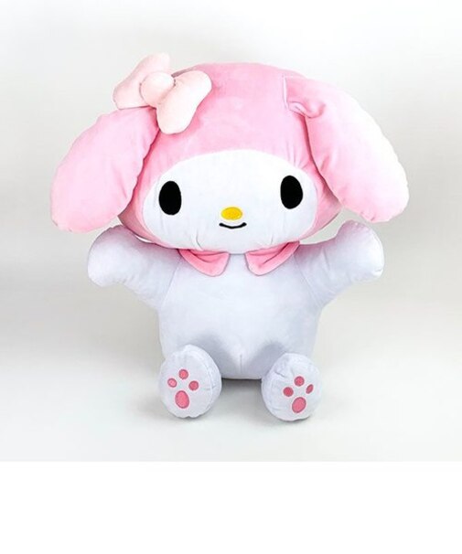 サンリオキャラクターズ マイメロディ パペット付き 抱き枕 ぬいぐるみ枕 インテリア ふわふわ PK