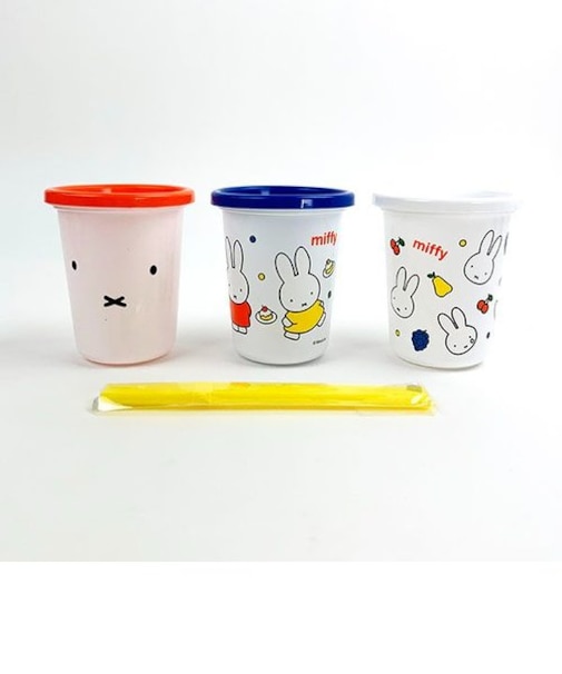 ミッフィー ストロー付きコップ コップ カップ ランチ キッチン
