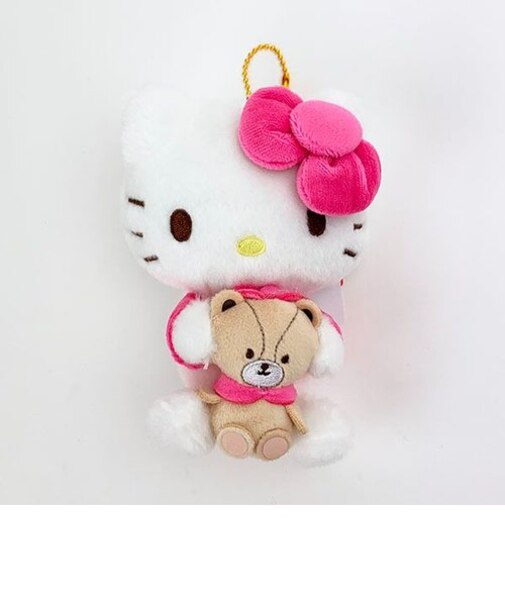 サンリオ ハローキティ ペアマスコット ボールチェーン ぬいぐるみ ピンク