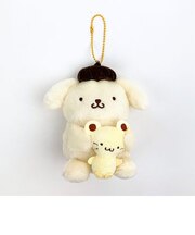 サンリオ ポムポムプリン ペアマスコット ボールチェーン ぬいぐるみ イエロー