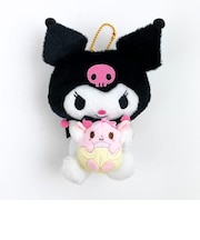 サンリオ クロミ ペアマスコット ボールチェーン ぬいぐるみ ブラック