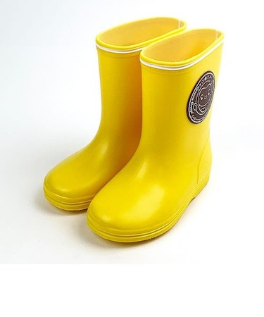 おさるのジョージ レインブーツ YE 14cm 長靴 雨 おでかけ こども 幼児 幼稚園 保育園