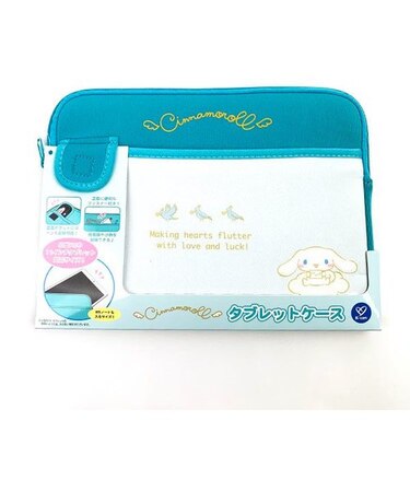 サンリオキャラクターズ シナモンロール タブレットケース PCケース ミント