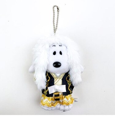 スヌーピー PEANUTS 歌舞伎 連獅子 マスコット 白 ぬいぐるみ ジャパン