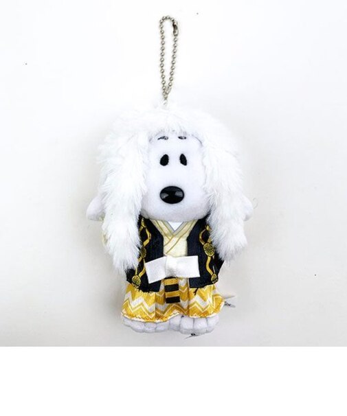 スヌーピー PEANUTS 歌舞伎 連獅子 マスコット 白 ぬいぐるみ ジャパン