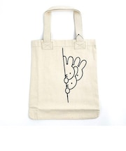 ミッフィー miffy 刺繍A4トート 刺繍ミッフィー3人 トートバッグ アイボリーおでかけ