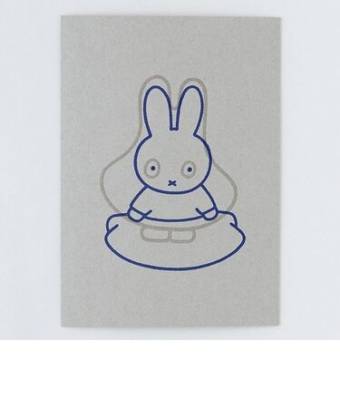 ミッフィー ポストカード（obake） ボール紙 メッセージカード 葉書 インテリア