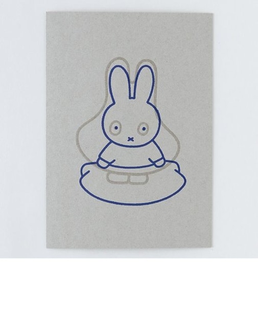 ミッフィー ポストカード（obake） ボール紙 メッセージカード 葉書 インテリア