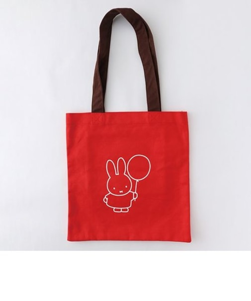 ミッフィー トートバッグ（balloon） かばん バッグ おでかけ レッド