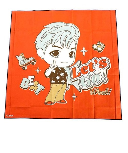 BTS TinyTAN ランチクロス RM ランチ バンダナ クロス 風呂敷 インテリア