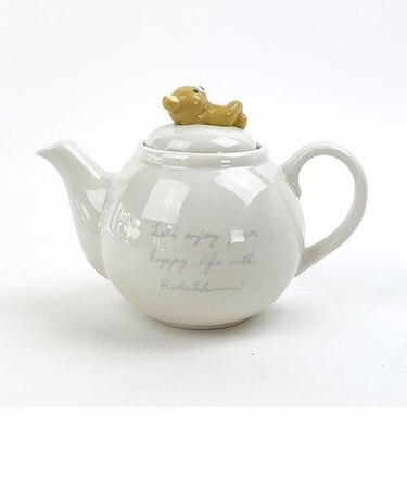 リラックマ フィギュア付きティーポット 食器 陶器シリーズ リラックマスタイル ホワイト