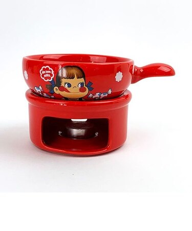 ペコちゃん フォンデュセット チーズフォンデュ チョコフォンデュ 食器 パーティー 不二家