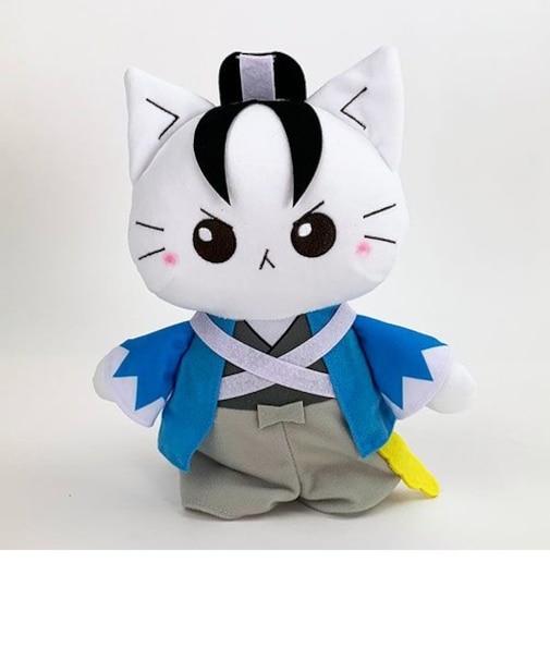 ねこねこ日本史 沖田総司 マスコット ぬいぐるみ 歴史 インテリア キッズ 知育