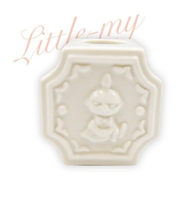 ムーミン リトルミイ MOOMIN 歯ブラシスタンド リビエラシリーズ 洗面用品 ホワイト