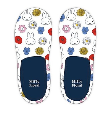 ミッフィー フローラル スリッパ Miffy floral ルームシューズ 室内履き