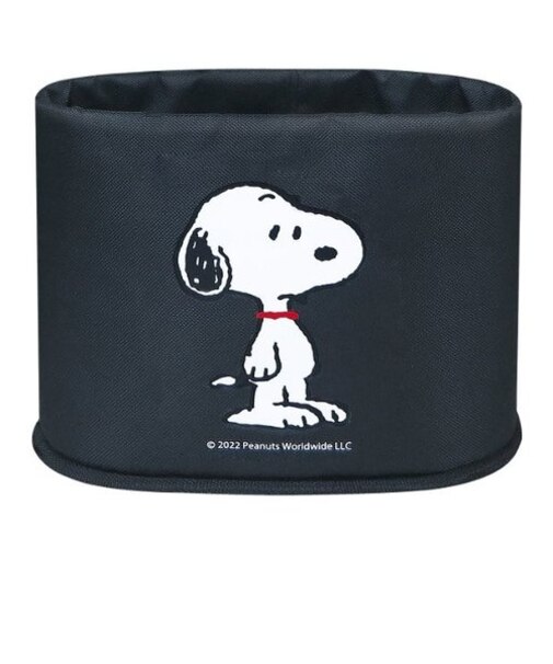 スヌーピー ＰＥＡＮＵＴ ダストボックス スヌーピー ブラック    明邦