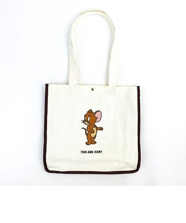 トムとジェリー タイニークラブ トートバッグ  BR ブラウン ジェリー かばん おでかけ