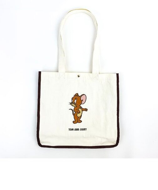 トムとジェリー タイニークラブ トートバッグ  BR ブラウン ジェリー かばん おでかけ
