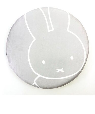 ミッフィー 低反発 シート クッション グレー 座布団 敷物 運転 オフィス テレワーク